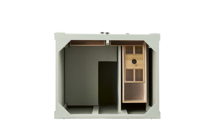 James Martin - Brittany 30" Single Vanity, Sage Green, w/ 3 CM White Zeus Silestone Top - 650-V30-SGR-3WZ view 5