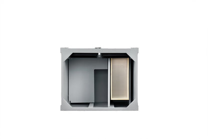 James Martin - Brittany 30" Single Vanity, Urban Gray, w/ 3 CM Lime Delight Silestone Top - 650-V30-UGR-3LDL view 5