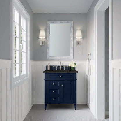 James Martin - Brittany 30" Single Vanity, Victory Blue, w/ 3 CM Phantome Eclos Top - 650-V30-VBL-3PHT view 2
