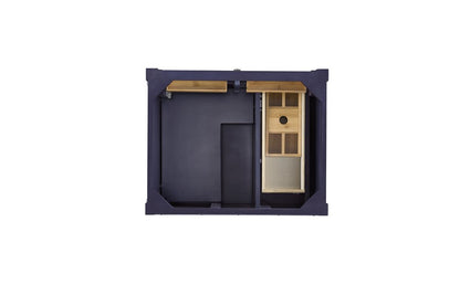 James Martin - Brittany 30" Single Vanity, Victory Blue w/ 3 CM White Zeus Silestone Top - 650-V30-VBL-3WZ view 5