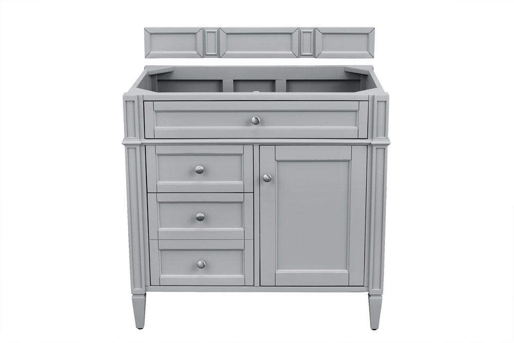 James Martin - Brittany 36" Single Vanity Cabinet, Urban Gray - 650-V36-UGR view 1