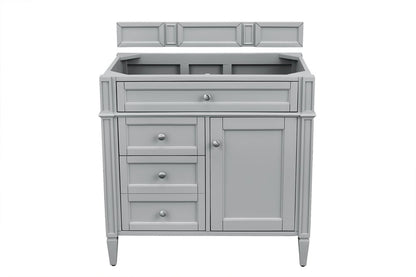 James Martin - Brittany 36" Single Vanity Cabinet, Urban Gray - 650-V36-UGR view 1