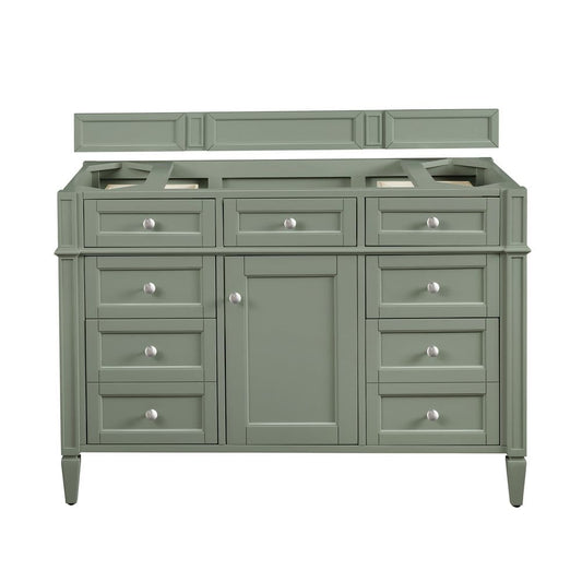 James Martin - Brittany 48" Single Vanity Cabinet, Smokey Celadon - 650-V48-M-SC view 1