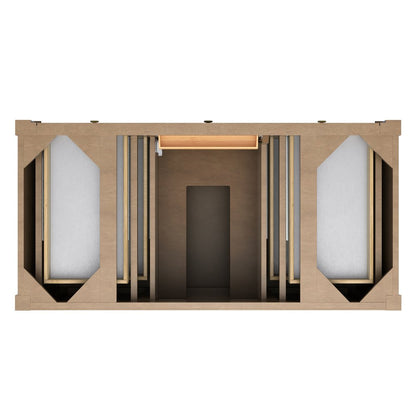 James Martin - Brittany 48" Single Vanity, Pecan w/ 3 CM Parisien Bleu Silestone Top - 655-V48-PCN-3PBL view 6