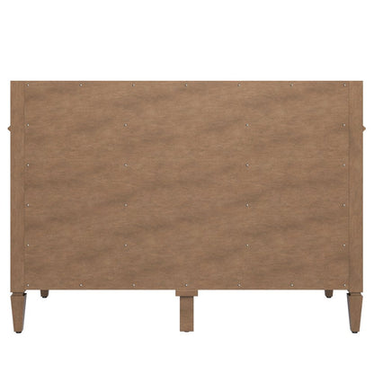 James Martin - Brittany 48" Single Vanity, Pecan w/ 3 CM Parisien Bleu Silestone Top - 655-V48-PCN-3PBL view 10