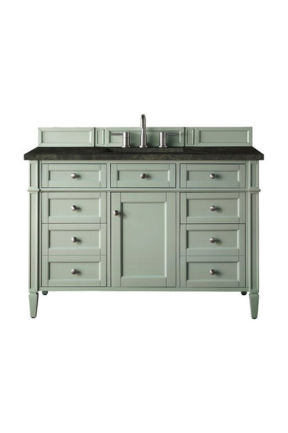 James Martin - Brittany 48" Single Vanity, Sage Green, w/ 3 CM Phantome Eclos Top - 650-V48-SGR-3PHT view 1