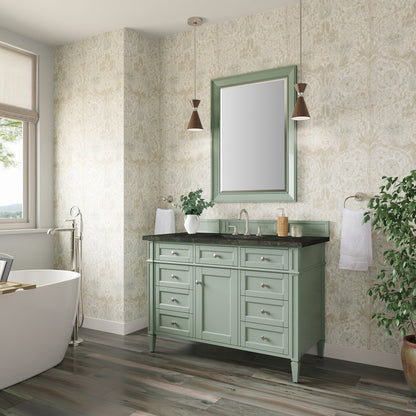 James Martin - Brittany 48" Single Vanity, Sage Green, w/ 3 CM Phantome Eclos Top - 650-V48-SGR-3PHT view 4