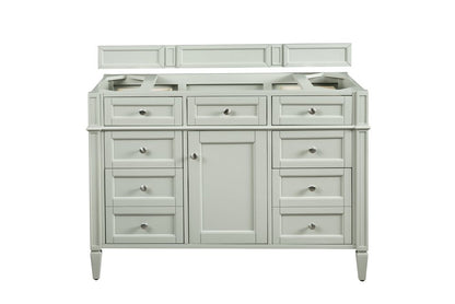 James Martin - Brittany 48" Single Vanity, Sage Green, w/ 3 CM Tajnar Eclos Top - 650-V48-SGR-3TJR view 2