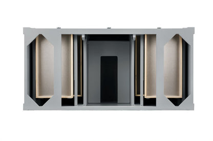 James Martin - Brittany 48" Single Vanity, Urban Gray w/ 3 CM Carrara Marble Top - 650-V48-UGR-3CAR view 7