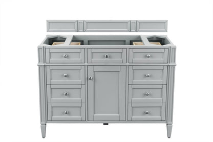 James Martin - Brittany 48" Single Vanity, Urban Gray w/ 3 CM Ethereal Noctis Silestone Top w/FreePower Wireless Charger - 650-V48-UGR-FENC view 3