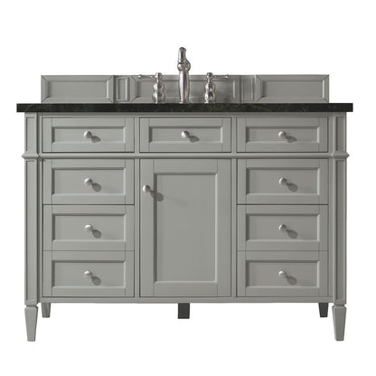 James Martin - Brittany 48" Single Vanity, Urban Gray, w/ 3 CM Phantome Eclos Top - 650-V48-UGR-3PHT view 1