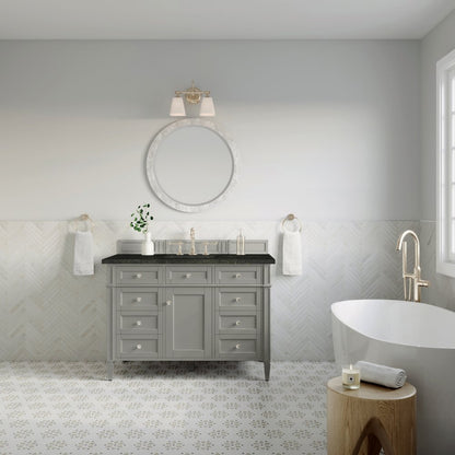 James Martin - Brittany 48" Single Vanity, Urban Gray, w/ 3 CM Phantome Eclos Top - 650-V48-UGR-3PHT view 3