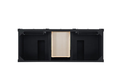 James Martin - Brittany 60" Double Vanity Cabinet, Black Onyx - 650-V60D-M-BKO view 2
