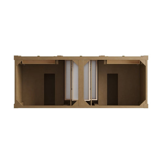 James Martin - Brittany 60" Double Vanity Cabinet, Pecan - 655-V60D-PCN view 2