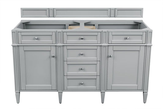 James Martin - Brittany 60" Double Vanity Cabinet, Urban Gray - 650-V60D-M-UGR view 1