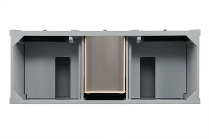 James Martin - Brittany 60" Double Vanity, Urban Gray w/ 3 CM Charcoal Soapstone Silestone Top - 650-V60D-UGR-3CSP view 6