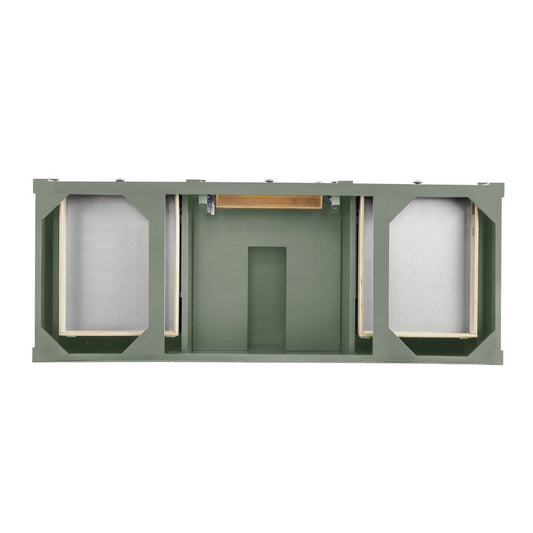 James Martin - Brittany 60" Single Vanity Cabinet, Smokey Celadon - 650-V60S-M-SC view 2