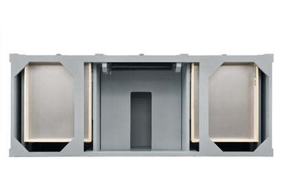James Martin - Brittany 60" Single Vanity, Urban Gray w/ 3 CM Eternal Jasmine Pearl Silestone Top - 650-V60S-UGR-3EJP view 6
