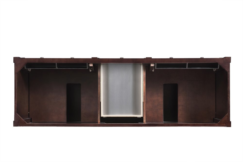 James Martin - Brittany 72" Double Vanity, Burnished Mahogany w/ 3 CM Ethereal Noctis Silestone Top w/FreePower Wireless Charger - 650-V72-BNM-FENC view 7