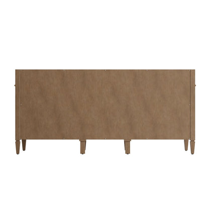 James Martin - Brittany 72" Double Vanity, Pecan w/ 3 CM Lime Delight Silestone Top - 655-V72-PCN-3LDL view 10