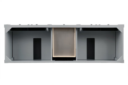 James Martin - Brittany 72" Double Vanity, Urban Gray, w/ 3 CM Phantome Eclos Top - 650-V72-UGR-3PHT view 5
