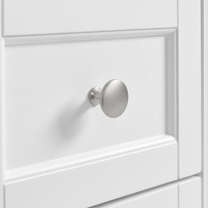 James Martin - Brittany 84" Double Vanity, Bright White w/ 3 CM Eternal Jasmine Pearl Top - 655-V84-BW-3EJP view 11