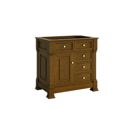 James Martin - Brookfield 36" Single Vanity, Honey Oak - 547-V36-HNO view 1