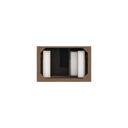 James Martin - Brookfield 36" Single Vanity, Pecan w/ 3 CM Lime Delight Silestone Top - 547-V36-PCN-3LDL view 6