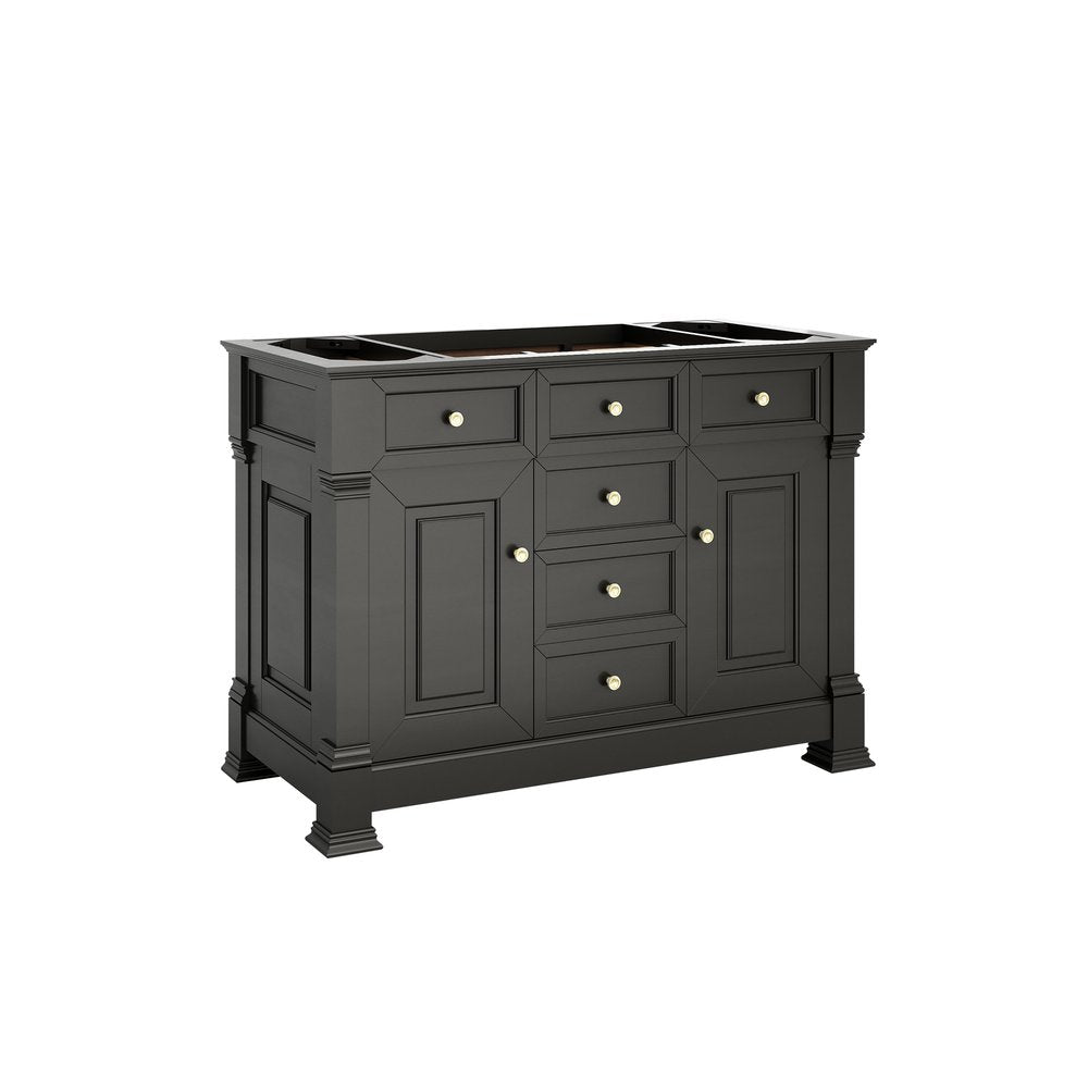 James Martin - Brookfield 48" Single Vanity, Black Onyx - 547-V48-BKO view 1