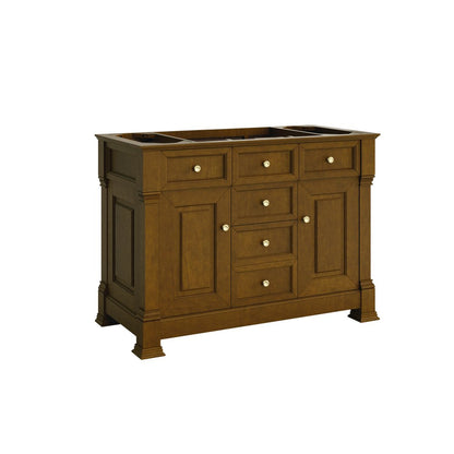 James Martin - Brookfield 48" Single Vanity, Honey Oak, w/ 3 CM Phantome Eclos Top - 547-V48-HNO-3PHT view 2