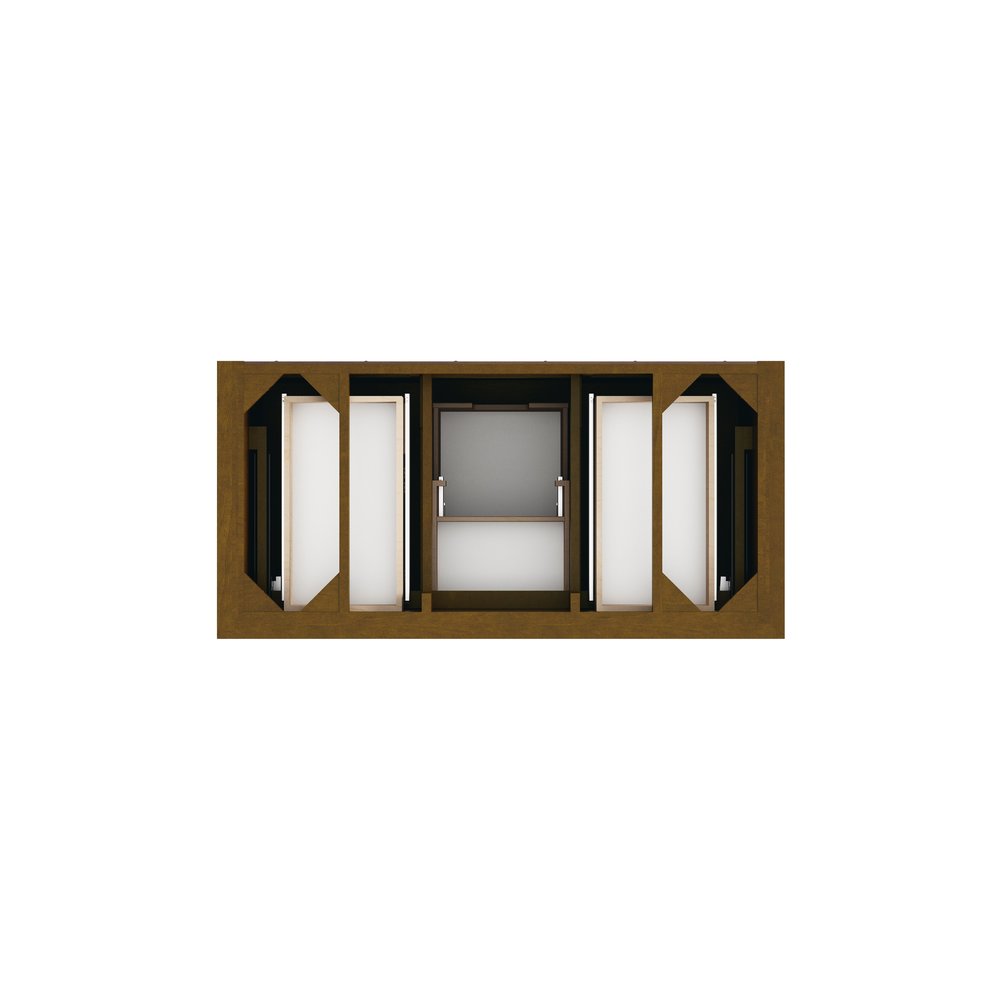 James Martin - Brookfield 48" Single Vanity, Honey Oak, w/ 3 CM Phantome Eclos Top - 547-V48-HNO-3PHT view 6