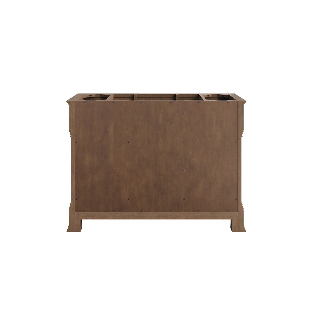 James Martin - Brookfield 48" Single Vanity, Pecan w/ 3 CM Ethereal Noctis Silestone Top - 547-V48-PCN-3ENC view 9