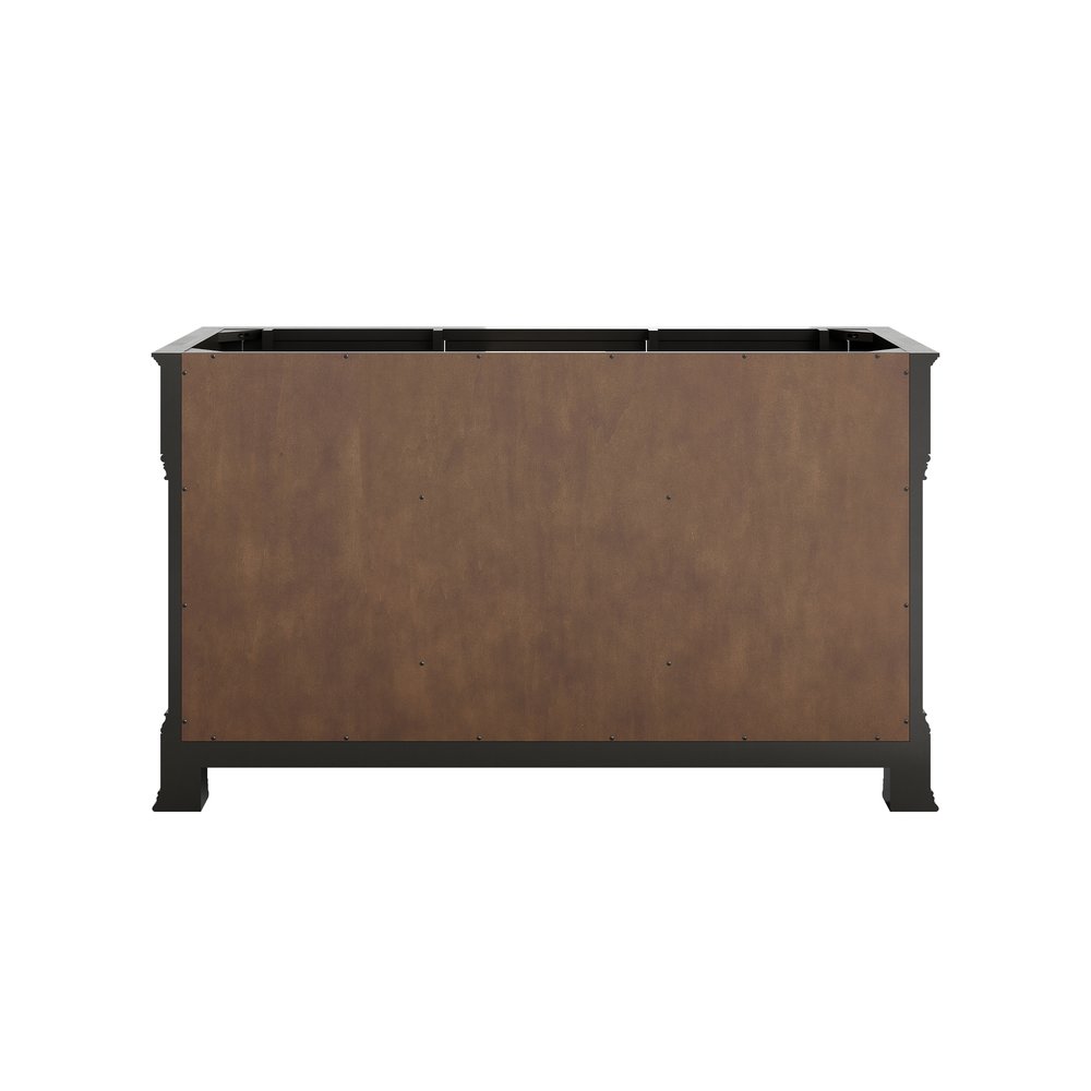 James Martin - Brookfield 60" Double Vanity, Black Onyx w/3 CM Charcoal Soapstone Silestone Top - 547-V60D-BKO-3CSP view 9