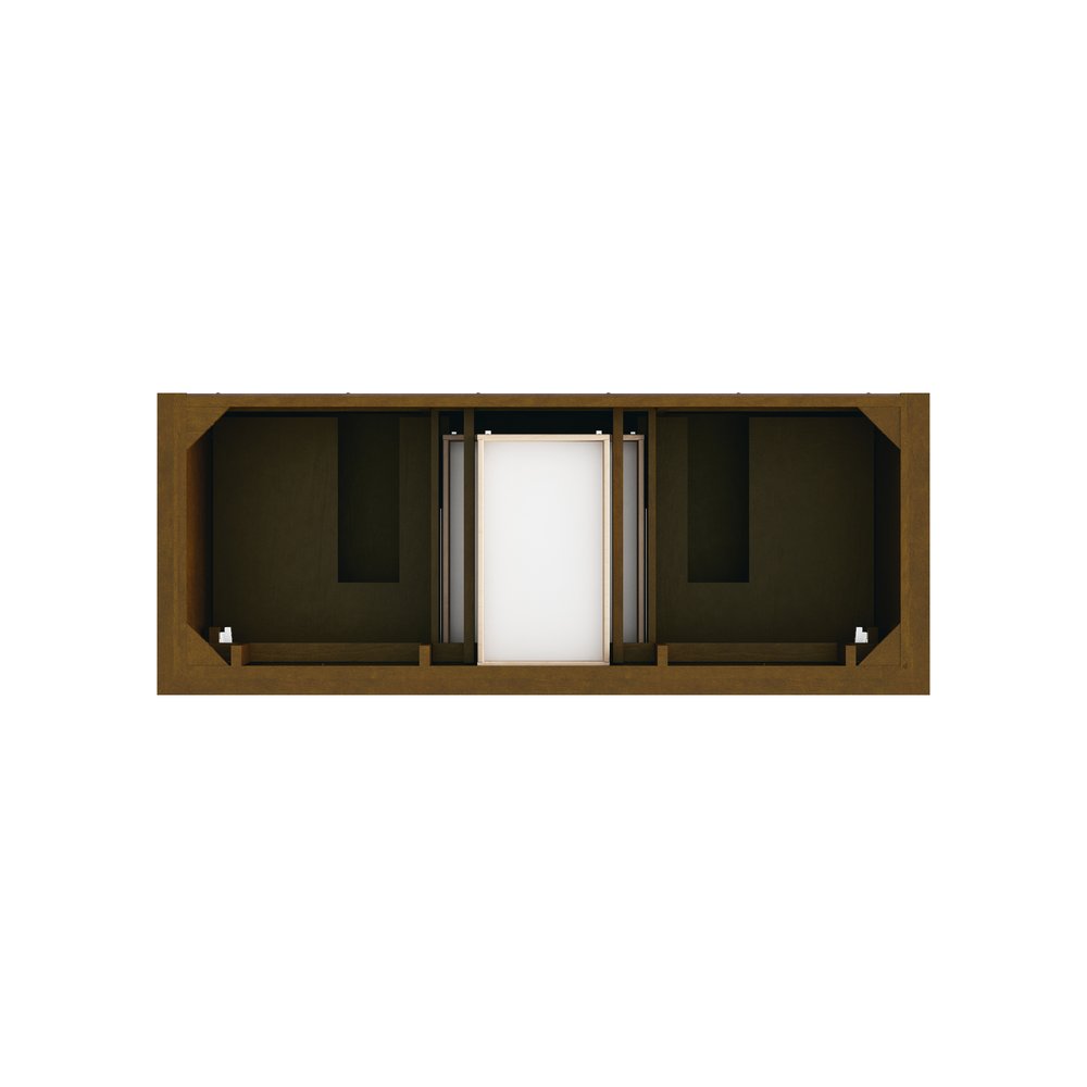 James Martin - Brookfield 60" Double Vanity, Honey Oak, w/ 3 CM Phantome Eclos Top - 547-V60D-HNO-3PHT view 6