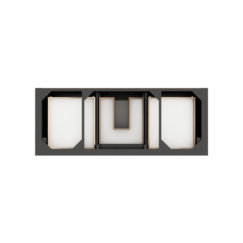 James Martin - Brookfield 60" Single Vanity, Black Onyx w/3 CM Charcoal Soapstone Silestone Top - 547-V60S-BKO-3CSP view 6