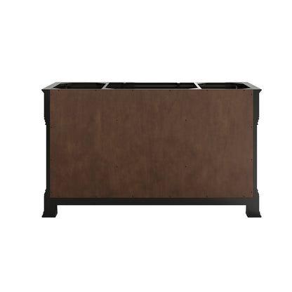James Martin - Brookfield 60" Single Vanity, Black Onyx, w/ 3 CM Siberian Silestone Top - 547-V60S-BKO-3SFR view 8