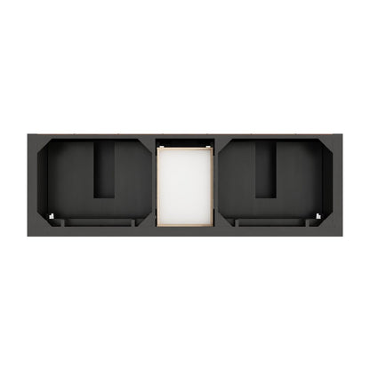 James Martin - Brookfield 72" Double Vanity, Black Onyx w/ 3 CM Parisien Bleu Silestone Top - 547-V72-BKO-3PBL view 6