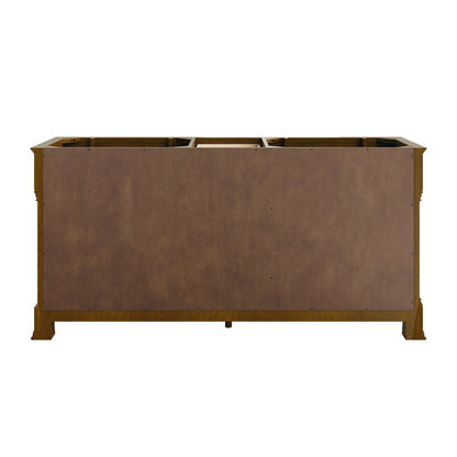 James Martin - Brookfield 72" Double Vanity, Honey Oak w/ 3 CM Victorian Silver Silestone Top w/ FreePower Wireless Charger - 547-V72-HNO-FVSL view 10