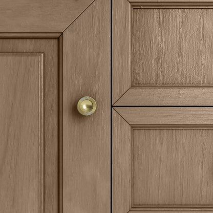 James Martin - Brookfield 72" Double Vanity, Pecan w/ 3 CM Lime Delight Silestone Top - 547-V72-PCN-3LDL view 11