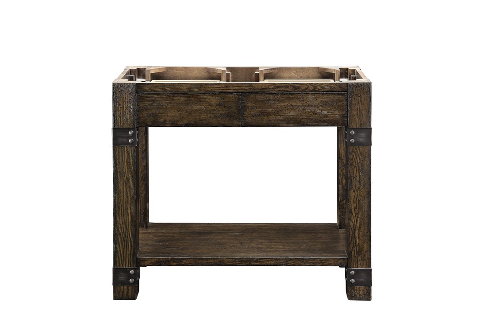 James Martin - Brooklyn 39.5" Single Console, Rustic Ash - C205-V39.5-RSA view 1