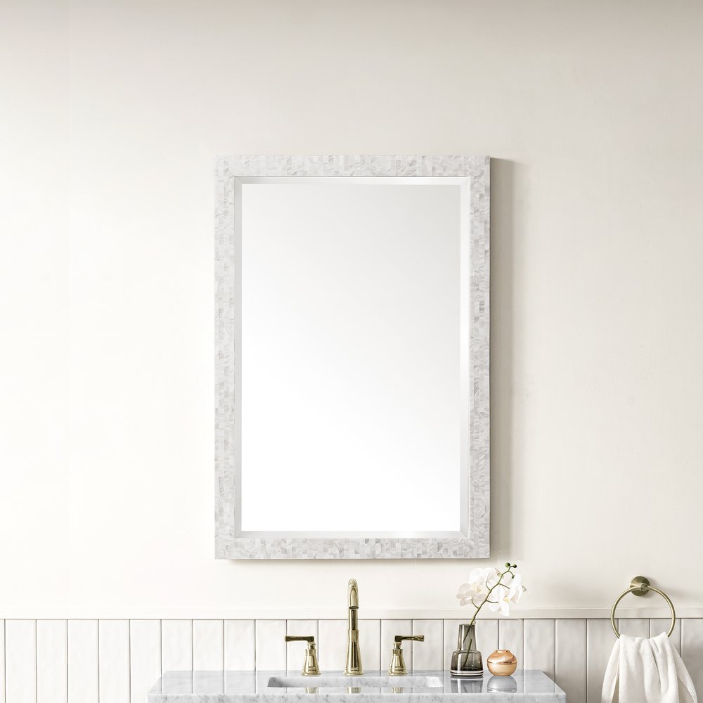 James Martin - Callie 26" Mirror, White Mother of Pearl - 725-M26-MOP view 2