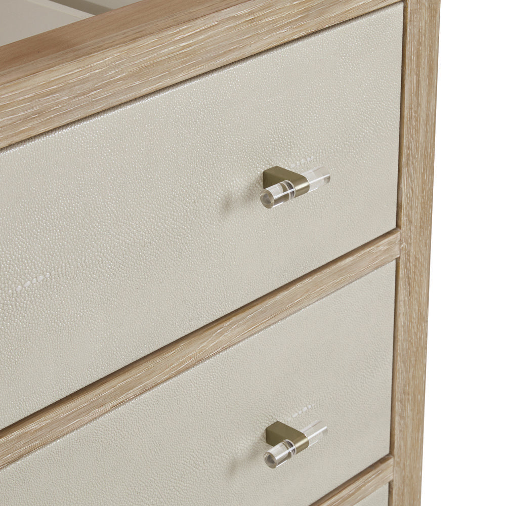 James Martin - Celeste 36" Single Vanity, Sunwashed Oak with Embossed Shagreen w/ 3 CM Parisien Bleu Silestone Top - D604-V36-SHG-3PBL view 13