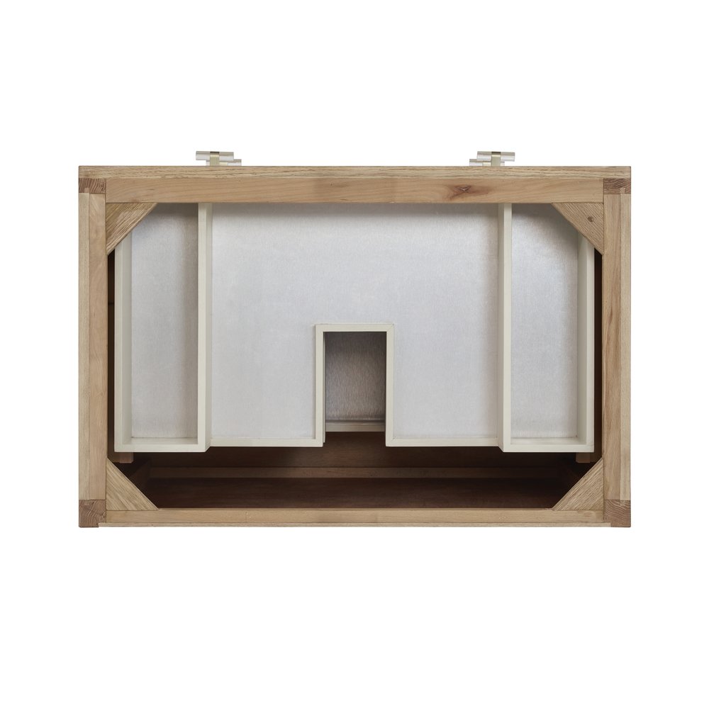 James Martin - Celeste 36" Single Vanity, Sunwashed Oak with Embossed Shagreen, w/ 3 CM Siberian Silestone Top - D604-V36-SHG-3SFR view 6