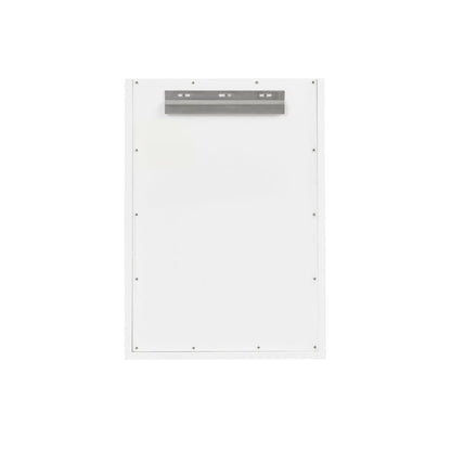 James Martin - Chianti 20" Single Cabinet, Glossy White, Matte Black - 533-V20-GW-MBK view 7