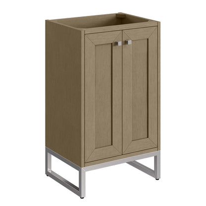 James Martin - Chianti 20" Single Cabinet, Walnut Whisper, Brushed Nickel - 533-V20-WLW-BNK view 1