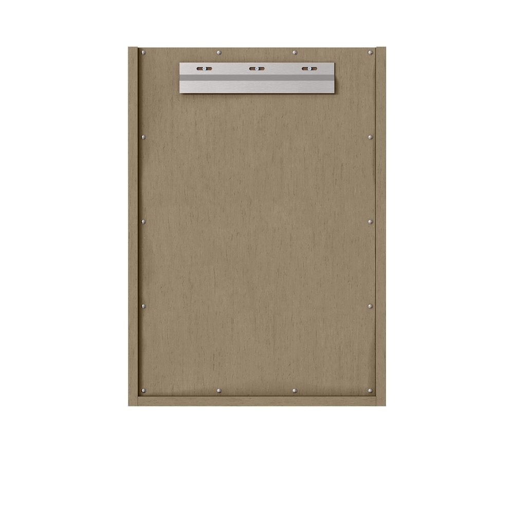 James Martin - Chianti 20" Single Cabinet, Walnut Whisper, Champagne Brass - 533-V20-WLW-CB view 7