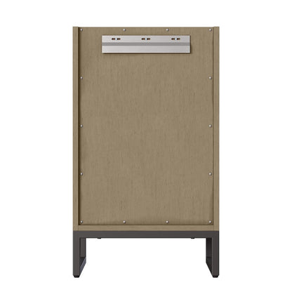 James Martin - Chianti 20" Single Cabinet, Walnut Whisper, Matte Black - 533-V20-WLW-MBK view 6