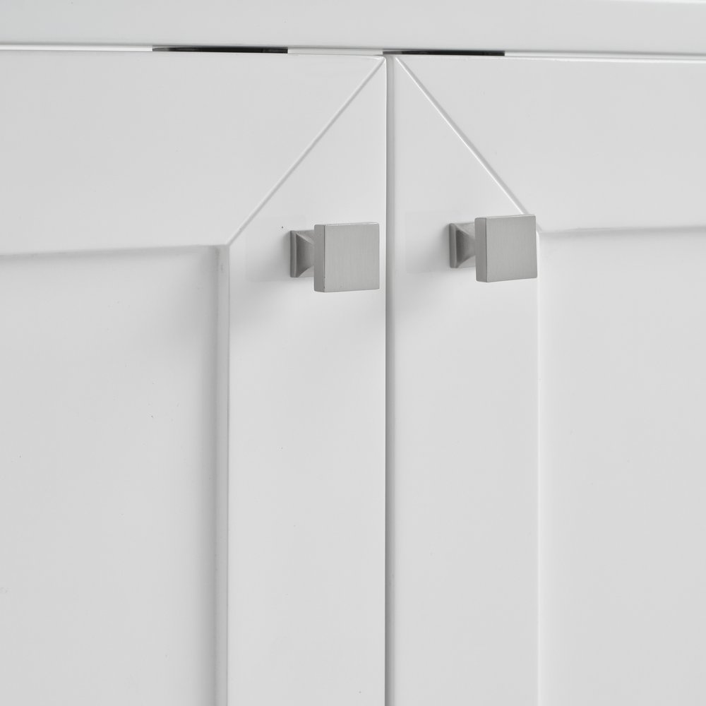 James Martin - Chianti 20" Single Vanity, Glossy White w/ White Glossy Composite Stone Top - 533V20GWWG view 11