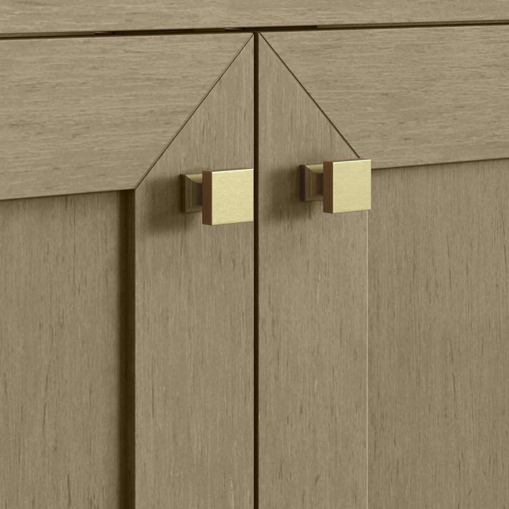 James Martin - Chianti 24" Single Cabinet, Walnut Whisper, Champagne Brass - 533-V24-WLW-CB view 8