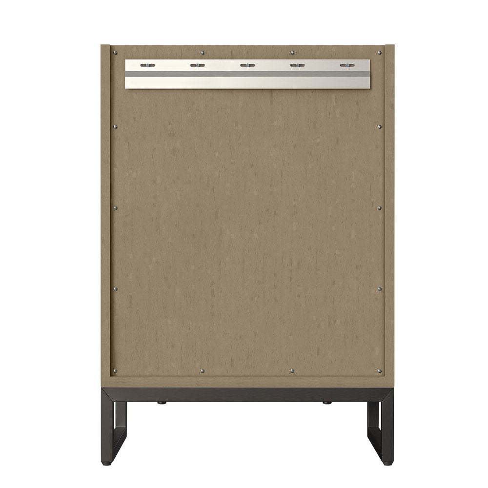 James Martin - Chianti 24" Single Cabinet, Walnut Whisper, Matte Black - 533-V24-WLW-MBK view 6